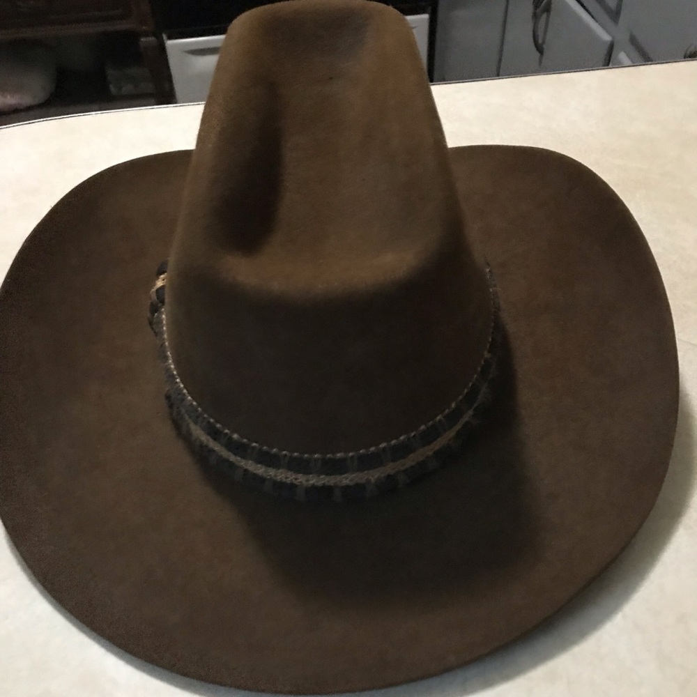 LongHorn Three X Beaver vintage cowboy hat